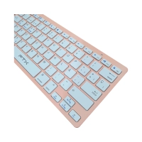 TECLADO FTX BLUETOOTH FTXB1000 ULTRA SLIM ESP/ROSA