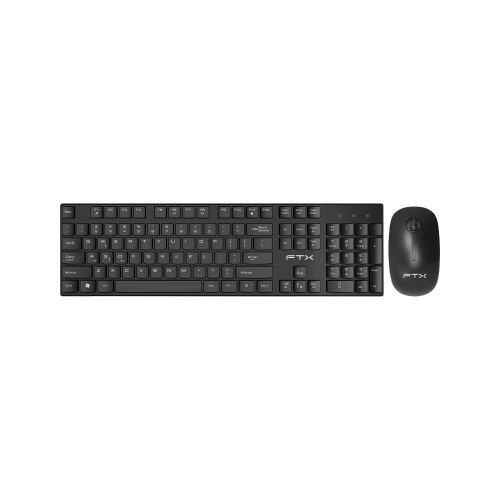 TECLADO + MOUSE FTX WIRELESS FTXGK600 NUMERICO/ESPAÑOL/NEGRO