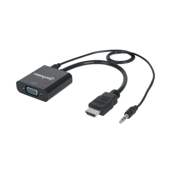 ADAPTADOR HDMI-VGA/AUDIO 151559 BOLSA NEGRO