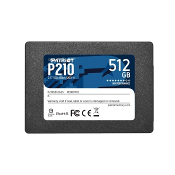 SSD SATA3 512GB PATRIOT P210 P210S512G25 520/430