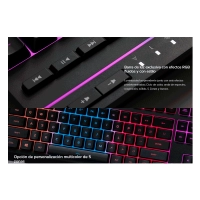 TECLADO GAMER USB HYPERX HX-KB5ME2-LA ALLOY CORE RGB ESPAÑOL RGB