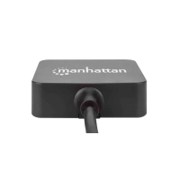 HUB USB 3.0 DE 4 PUERTOS MANHATTAN 162296 5 GBPS/NEGRO