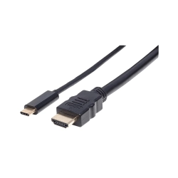 CABLE USB-C/HDMI MANHATTAN M/M 2M/4K/30HZ NEGRO BO