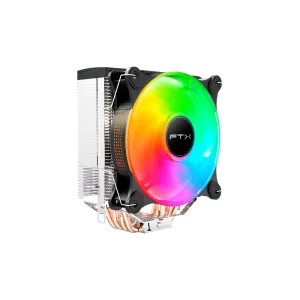 COOLER PARA CPU FTX FTXCC-421P 120MM RGB LGA1150 1151 1155 1156 1200 1700 AM4 AM5