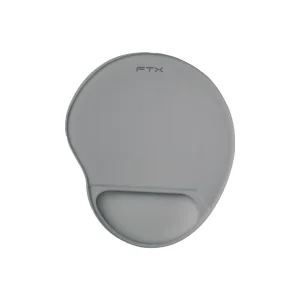 MOUSE PAD FTXMPG01-GN 31X27CM CON APOYO DE MUÑECA EN GEL GRIS