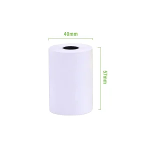 PAPEL TERMICO FTX 57MM X 40MM POR 10 UNIDADES BOLSA PRT5740 Hover