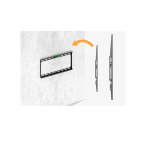 SOPORTE PARA TV FTX 176F 32" A 75" FTX 176F 45KG/FIJO NEGRO Hover