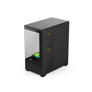 GABINETE GAMER FTX PCC-G9BK VIDRIO TEMP 3 FAN ATX/MATX/ITX NEGRO Hover