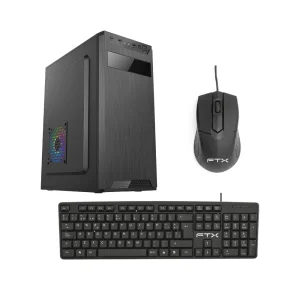 GABINETE KIT FTX PCC-5W5SK C/FUENTE 500W MOUSE+TECL/ESP ATX/MATX/ITX