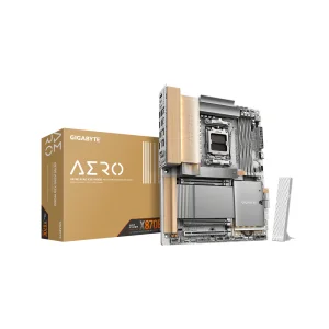 PLACA MADRE GIGABYTE AM5 X870E AERO X3D WOOD DDR5 S/R/HDMI/4M2/WIFI/USB4/ATX
