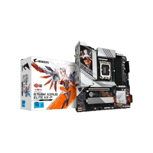 PLACA MADRE GIGABYTE 1700 B760M AORUS ELITE AX-P DDR5 V/S/R/HDMI/DP/2M2/USB3.2/MATX