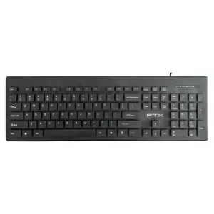 TECLADO FTX USB FTXK100E NUMERICO/INGLES/NEGRO