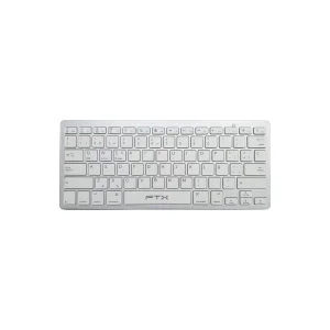 TECLADO FTX BLUETOOTH FTXB1000 ULTRA SLIM ESP/PLATA Hover